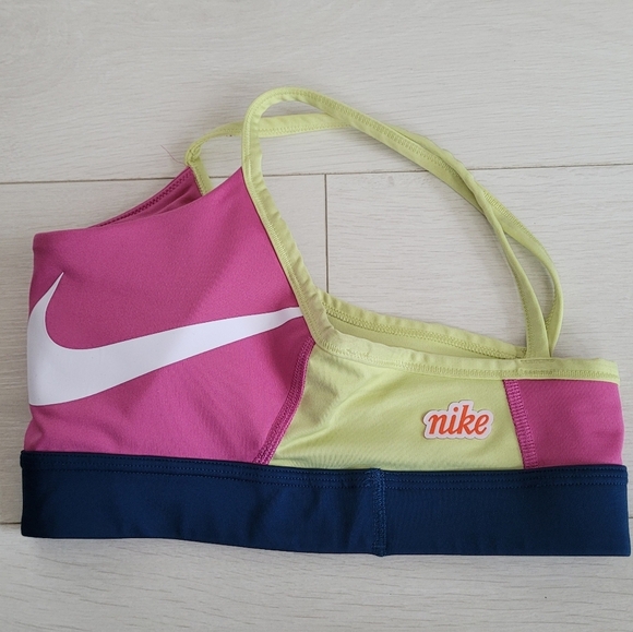 Nike Dri-Fit Colorful Sports Bra w Removable Inserts - Picture 5 of 5